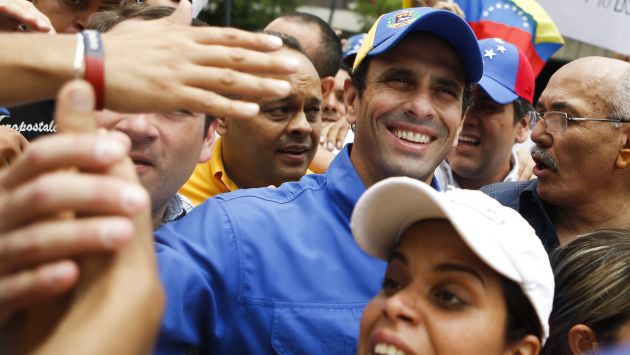 ‘GOLPE DE ESTADO’. Capriles denunció que chavistas lo quieren sacar del gobierno de Miranda. (Reuters)