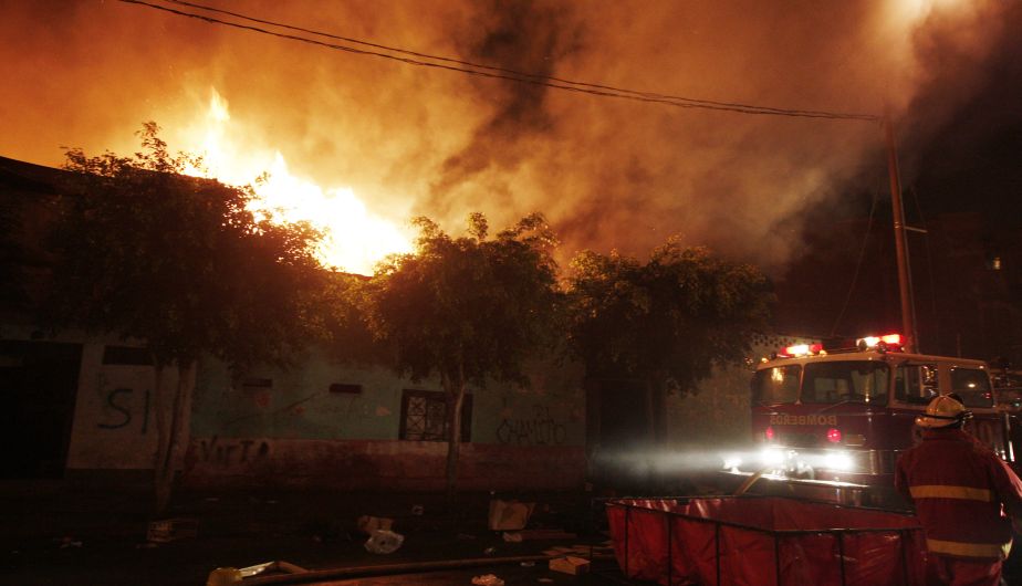 Bomberos, Incendio, Cercado de Lima, Damnificados, Palacio de Justicia