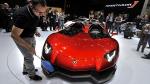 Joya. Este es el poderoso Lamborghini Aventador J. (AFP)