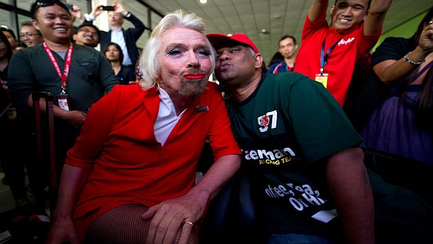 Branson no puede con su genio. (AFP)