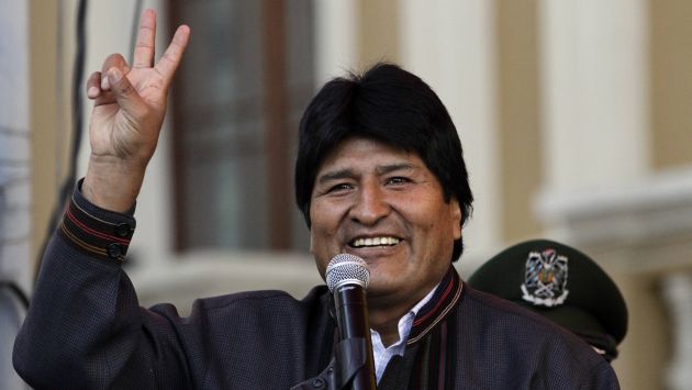 POPULAR. Morales ganó con 53.7% y 64% las elecciones previas. (Reuters)