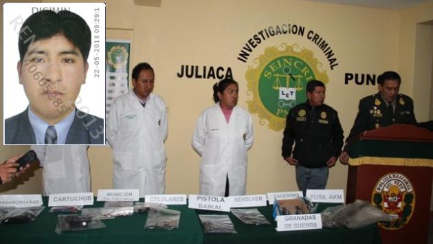 Calsín Huanca tenía requisitoria. (Guillermo Achahui Tisoc/RPP/Ministerio del Interior)