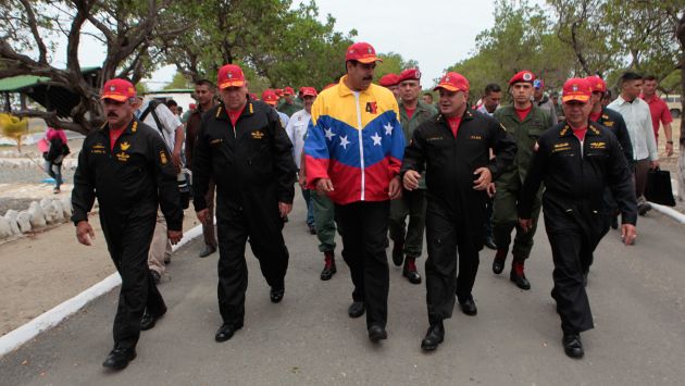 CANAL MILITAR. Decisión de Maduro revela que las FF.AA. tienen mucho poder en Venezuela. (EFE)