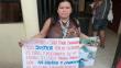 Petronila Vargas se encadena en sede judicial por maltrato