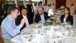 Ollanta Humala desayuna con presidente Santos en Cali 