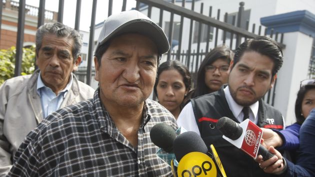 Eustaquio Panduro dijo que enterrará a su hija y nietos en Pasco. (Mario Zapata/RPP TV)