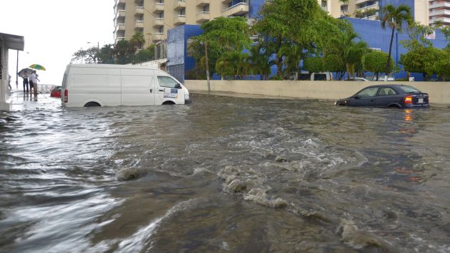 Huracán causó inundaciones en varias ciudades mexicanas. (EFE)