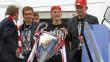 FOTOS: El regreso triunfal del Bayern Munich a Alemania
