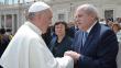 Pedro Cateriano se reunió con Francisco en el Vaticano
