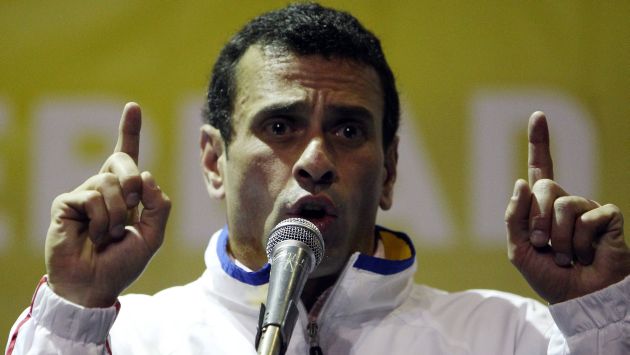 CONFIADO. Capriles dice que los cambios en su país son imparables y que habrá nuevas elecciones. (EFE)