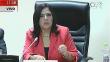 Ana Jara no convence en la Comisión de Fiscalización