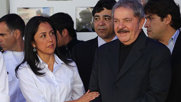 Lula estuvo en el Callao con la pareja presidencial. (Martín Pauca)