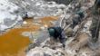 Apurímac: Controlan derrame de relave minero en río Huayunca