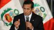 Ollanta Humala: “Está claro que Movadef no es un movimiento democrático”