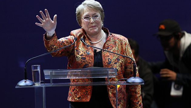 Michelle Bachelet arrancó su campaña electoral. (AP)