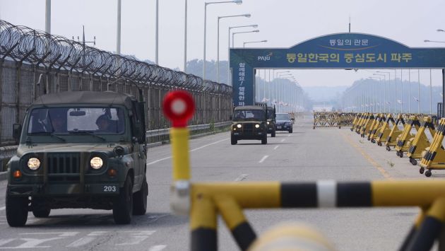 Primer acercamiento en Corea. (Reuters)