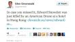 'Matan' a Edward Snowden en Twitter