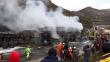 Junín: Al menos seis muertos deja choque entre bus y camión cisterna 