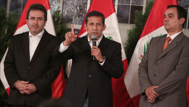 EXIGE EFICIENCIA. Presidente Humala exhorta a comunas a invertir en educación y saneamiento. (USI)