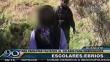 Huancayo: Escolares fueron sorprendidos completamente ebrios