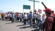 Ica: Taxistas bloquearon la Panamericana Sur en contra de los asaltos