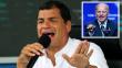 Rafael Correa dice que Joe Biden le pidió rechazar solicitud de Snowden