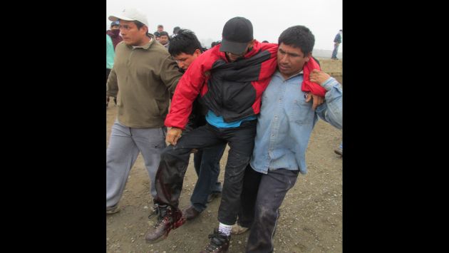 DESBORDE. En Barranca hubo, además, ocho heridos. (USI)