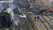Al menos 80 heridos en descarrilamiento de tren en Rusia