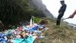 FOTOS: La contaminación del río Chillón con residuos médicos 
