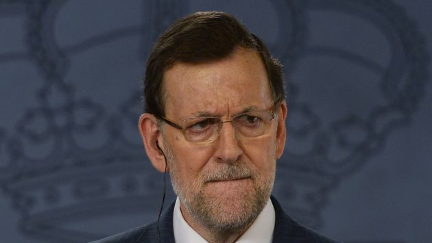 SE AFERRA AL CARGO. Mariano Rajoy niega tajantemente haber cobrado dinero de forma ilegal. (AFP)