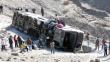 Huarochirí: Choque entre dos buses interprovinciales deja 10 heridos