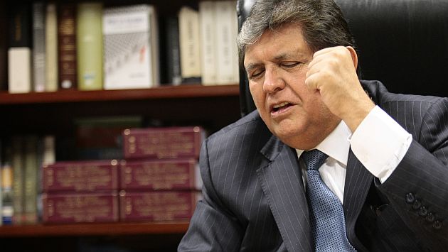 Alan García se pronunció sobre escándalo. (David Vexelman)