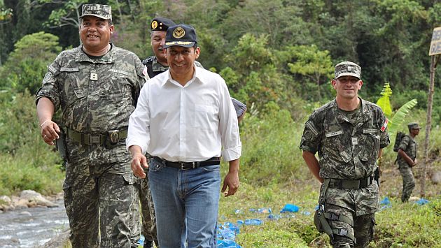 Ollanta Humala les aumenta sueldos a los uniformados. (Difusión)