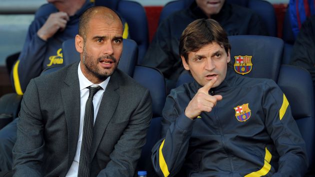 Villanova y Guardiola compartieron banquillo durante cinco años. (AFP)