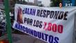 Aparecen nuevas pancartas contra Alan García y el Apra