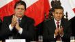 Alan García: “Ollanta Humala tiene un conflicto con el país, no conmigo”