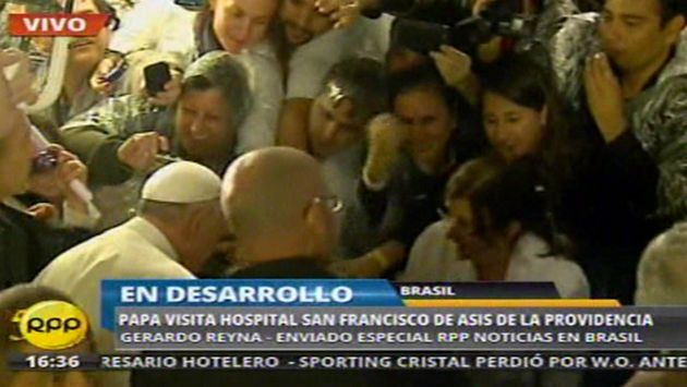 Papa Francisco bendijo al pueblo peruano. (RPPTV)