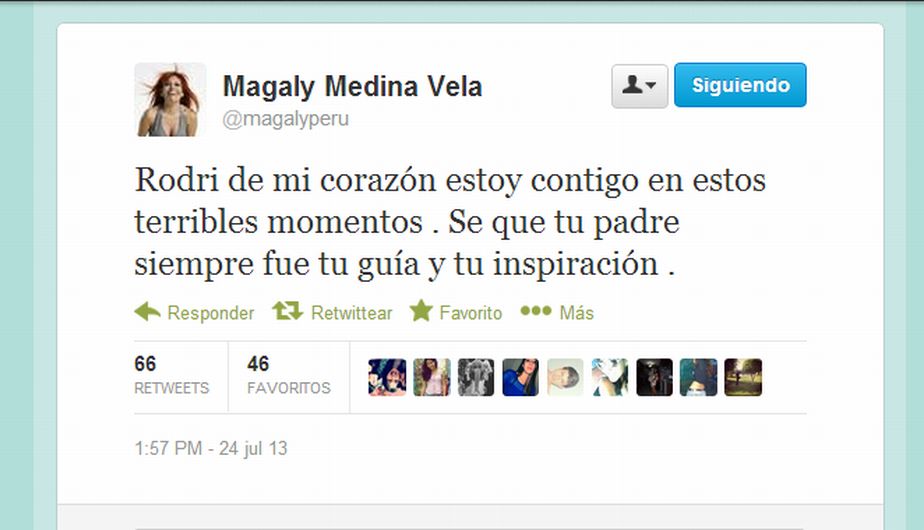 Magaly Medina destacó la enseñanza que dejó Carlos González a su hijo. (Twitter)
