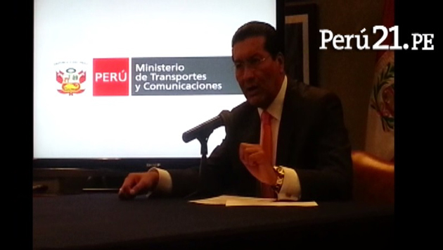 El ministro Paredes estuvo en un acto público. (Perú21)