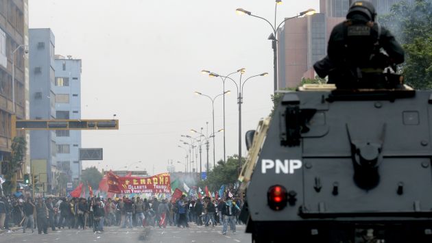 La marcha bloqueará el Centro de Lima. (David Vexelman)
