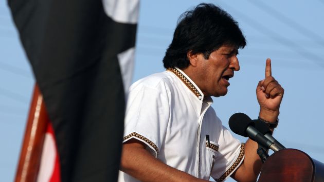 Evo Morales dijo que se debe mantener la soberanía regional. (EFE)