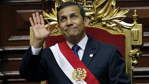 Ollanta Humala no convenció con su discurso. (USI)