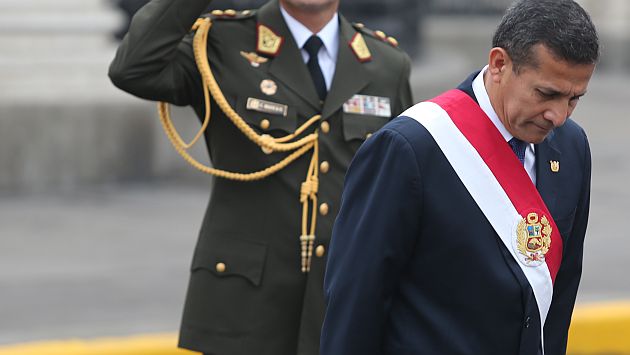 Ollanta Humala no estuvo a la altura de las circunstancias.  (Martín Pauca)