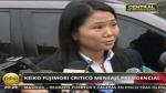 Keiko Fujimori visitó a su padre en el penal de la Diroes. (RPP TV)