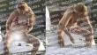 Paulina Rubio furiosa por fotografías suyas orinando en el mar