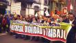 FOTOS: Así se desarrolló la marcha de la CGTP y #Tomalacalle