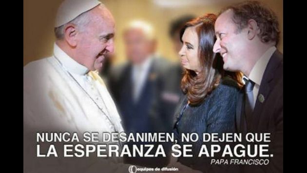 La mandataria argentina aclaró que la imágenes no tienen fines proselitistas. (El mundo)