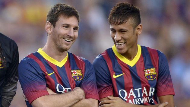 La dupla Messi-Neymar ya comenzaron a hacer diabluras. (AP)