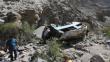 Cerro de Pasco: Tres muertos por vuelco de bus interprovincial