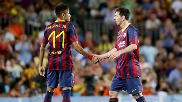 La primera vez. Messi y Neymar ilusionan al barcelonismo. (Reuters)